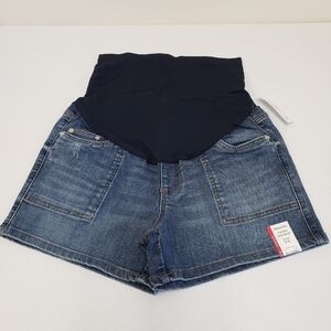 Time and Tru Maternity Shorts 5 Pocket Size Small 4-6